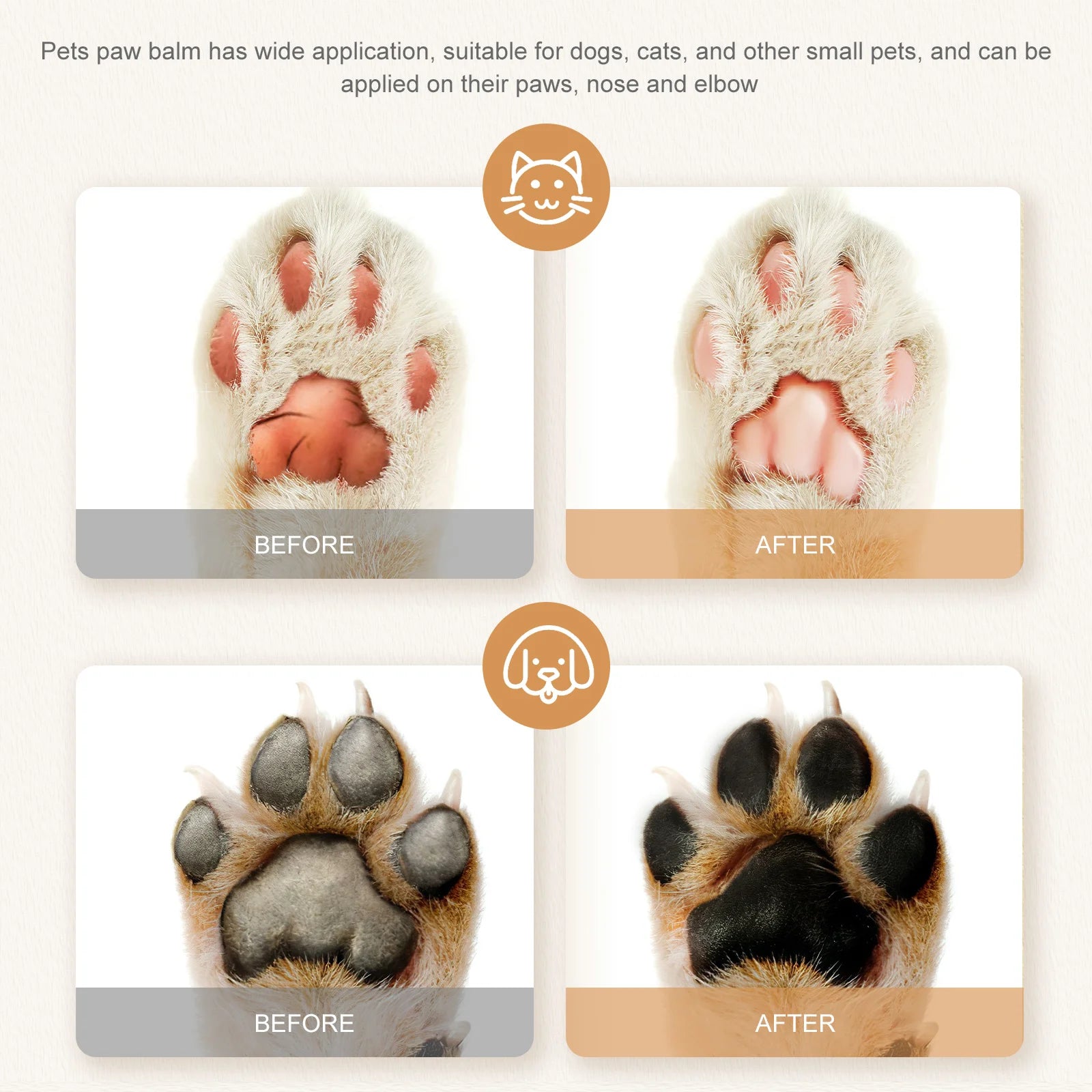 Dog Paw Protection Balm Dog Foot Moisturizer Household Pet Paw Balm Cat Paw Cream Pet Cat Foot Care Cream Cleaning Supplies